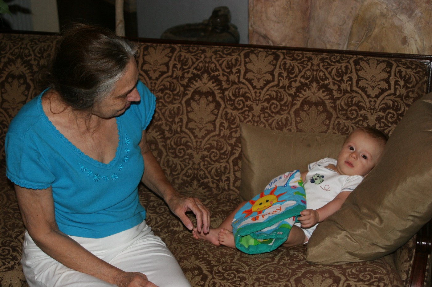 reading with grandma